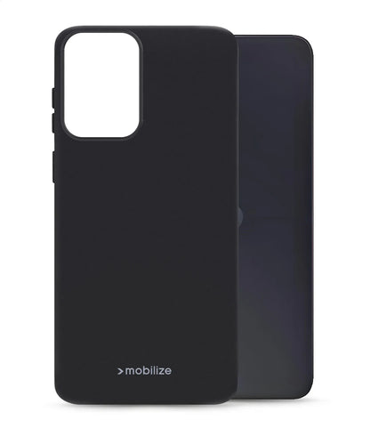 Mobilize Rubber Gelly Case Motorola Moto G35 Matt Black - Essentify