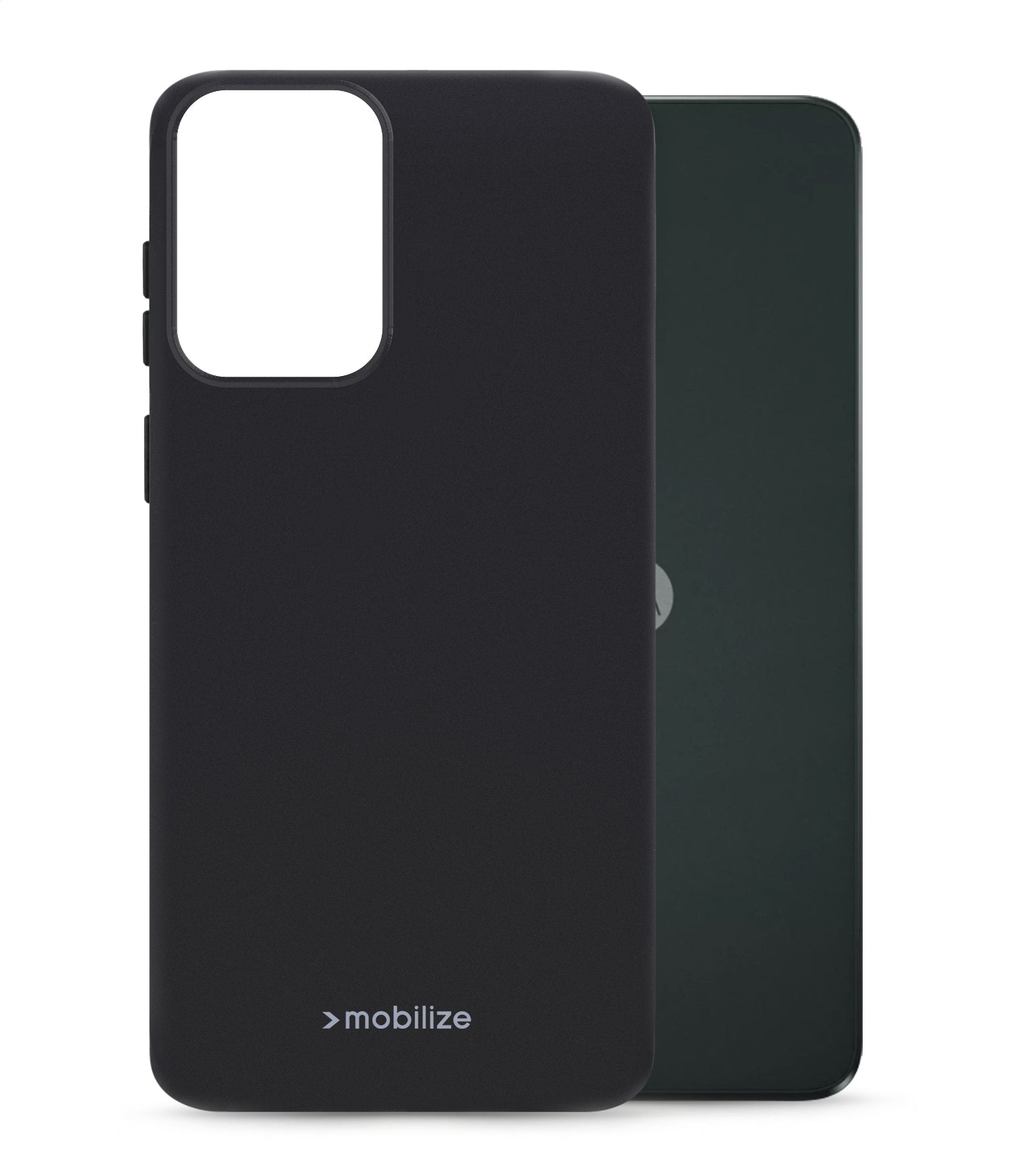 Mobilize Rubber Gelly Case Motorola Moto G55 Matt Black