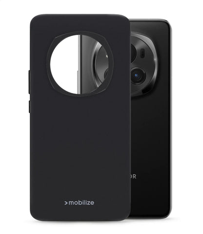 Mobilize Rubber Gelly Case Honor Magic6 Pro Matt Black - Essentify