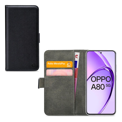 Mobilize Classic Gelly Wallet Book Case Oppo A80 5G Black - Essentify