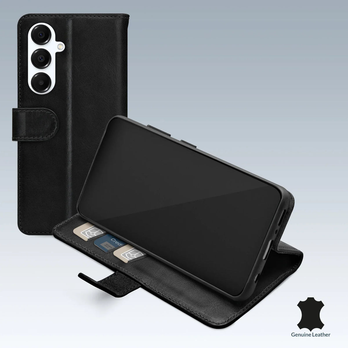 Mobilize Leather Wallet Samsung Galaxy A16 4G/5G Black - Essentify