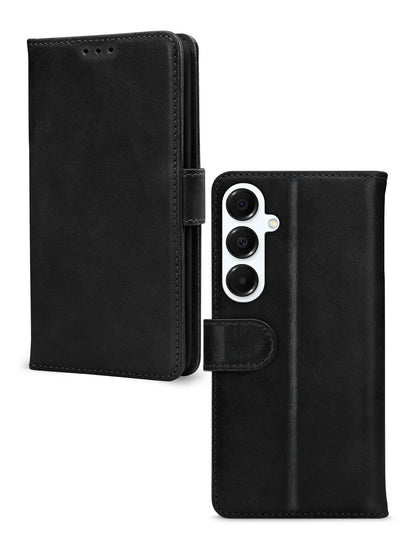 Mobilize Leather Wallet Samsung Galaxy A16 4G/5G Black - Essentify