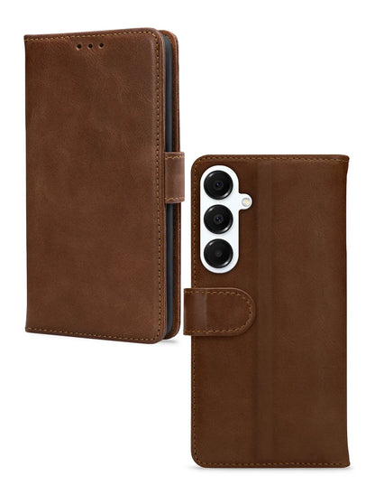 Mobilize Leather Wallet Samsung Galaxy A16 4G/5G Brown - Essentify