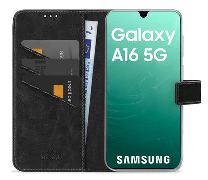My Style Flex Wallet For Samsung Galaxy A16 4G/5G Black - Essentify