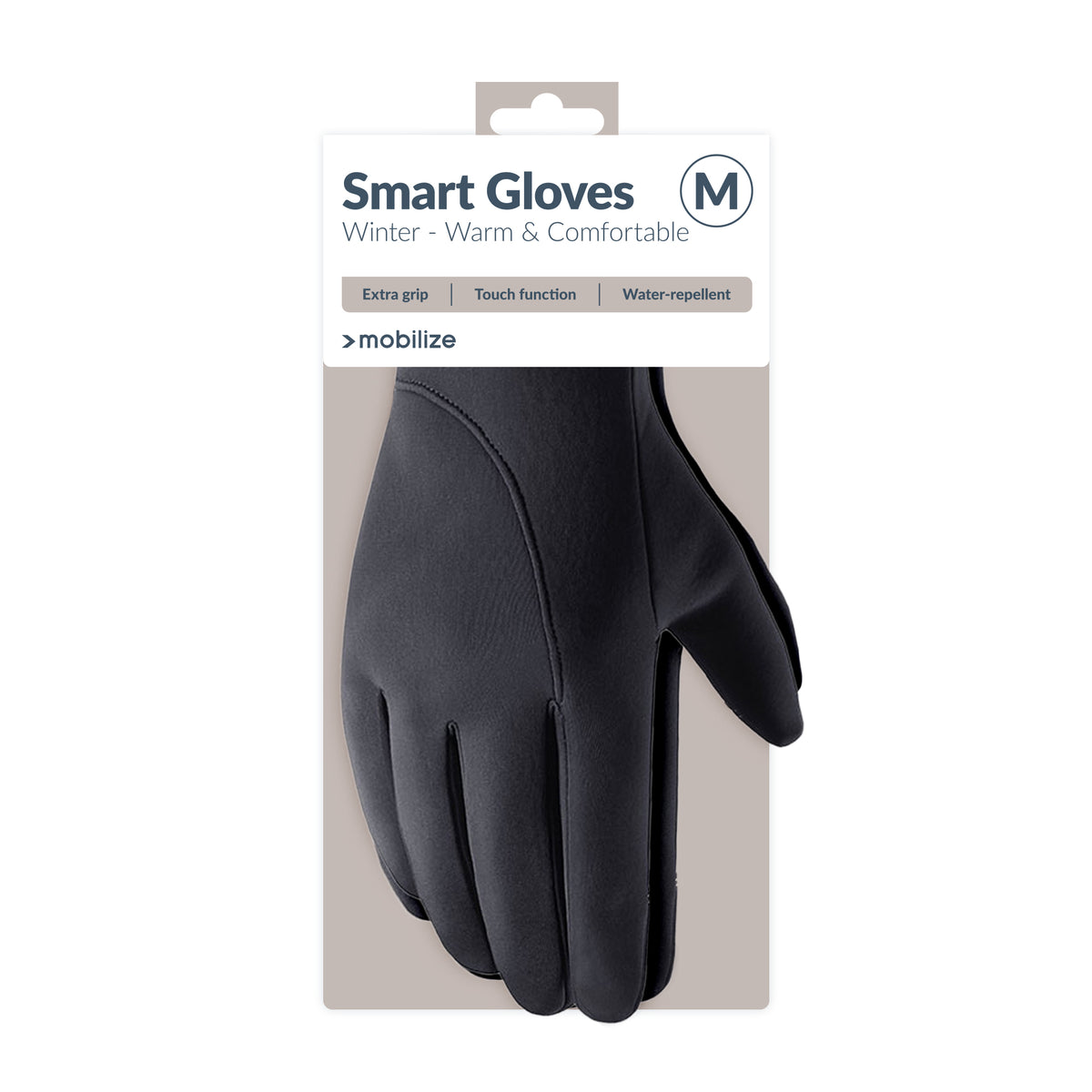 Mobilize Smart Winter Gloves (M) Black