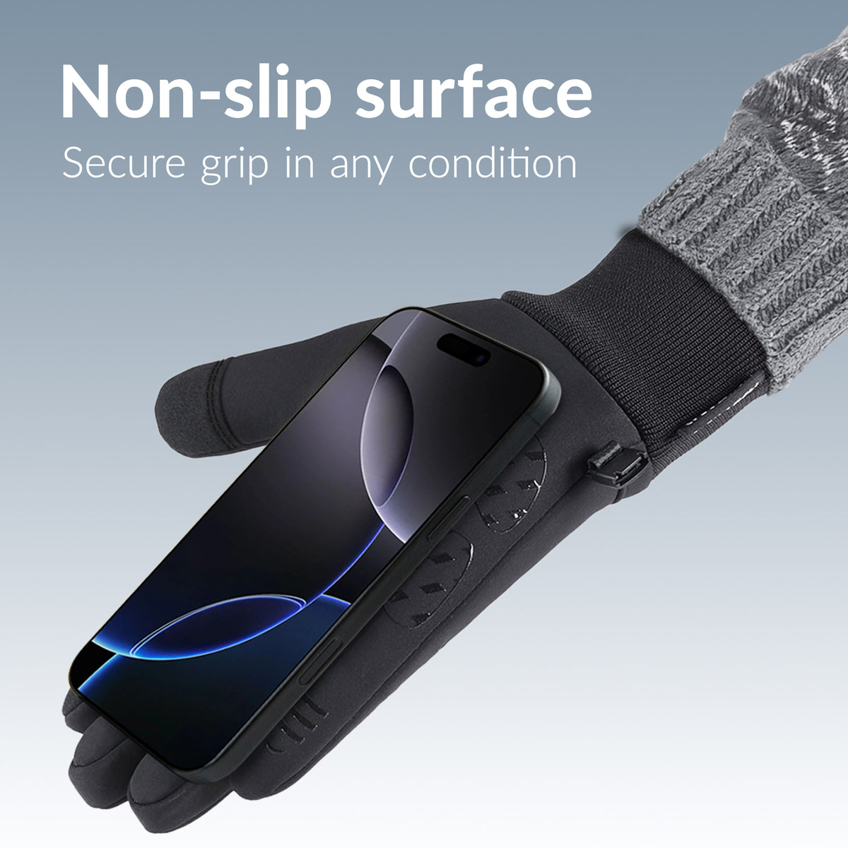 Mobilize Smart Winter Gloves (M) Black