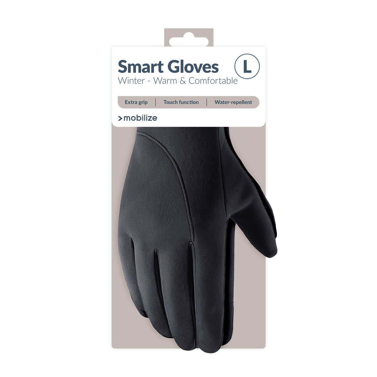 Mobilize Smart Winter Gloves (L) Black