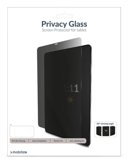 Mobilize Privacy Glass Screen Protector For Apple Ipad 10.9 (2022)/Ipad 11 (2025) - Essentify