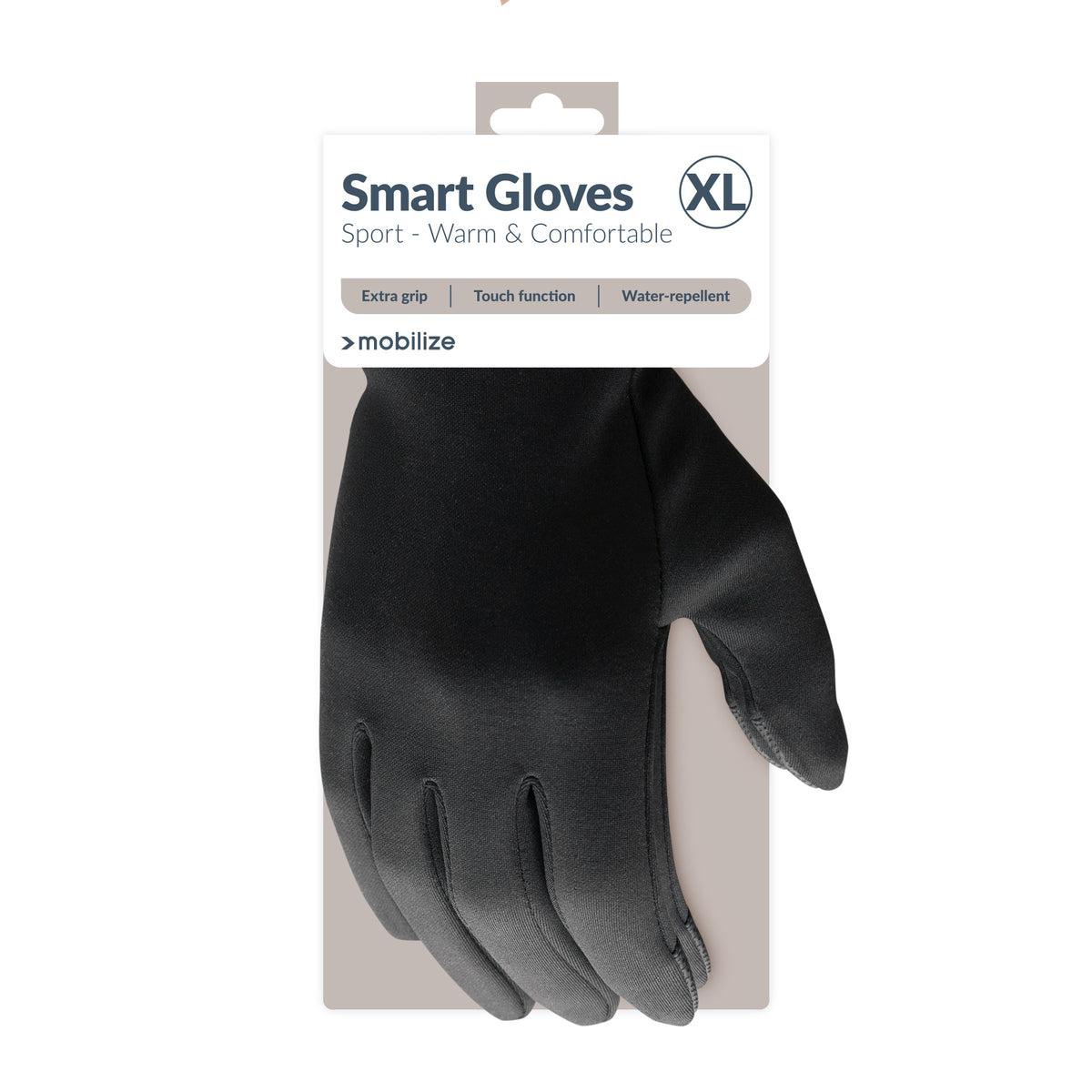 Mobilize Smart Sports Gloves (Xl) Black