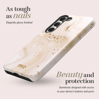 Mio By Mobilize Mio Gold Marble Magsafe Compatible For Samsung S24 Fe 5G - Essentify