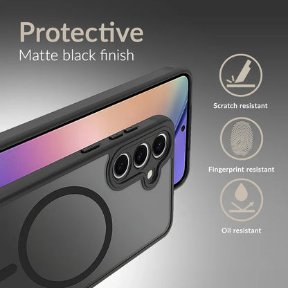 Mobilize Magsafe Compatible Hybrid Case Samsung Galaxy S25 Ultra 5G Black - Essentify