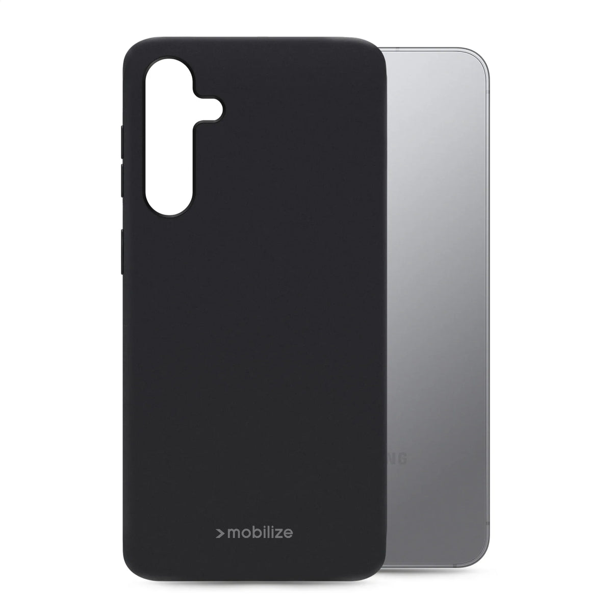 Mobilize Rubber Gelly Case Samsung Galaxy S25 5G Matt Black - Essentify