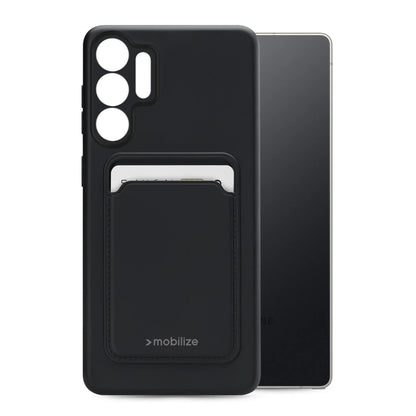Mobilize Rubber Gelly Card Case Samsung Galaxy S25 Ultra 5G Matt Black - Essentify
