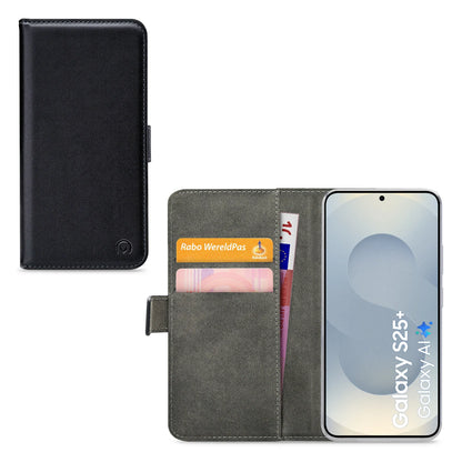Mobilize Classic Gelly Wallet Book Case Samsung Galaxy S25+ 5G Black - Essentify