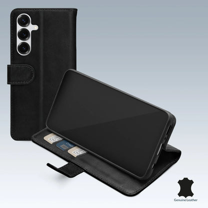 Mobilize Leather Wallet Samsung Galaxy S25+ 5G Black - Essentify