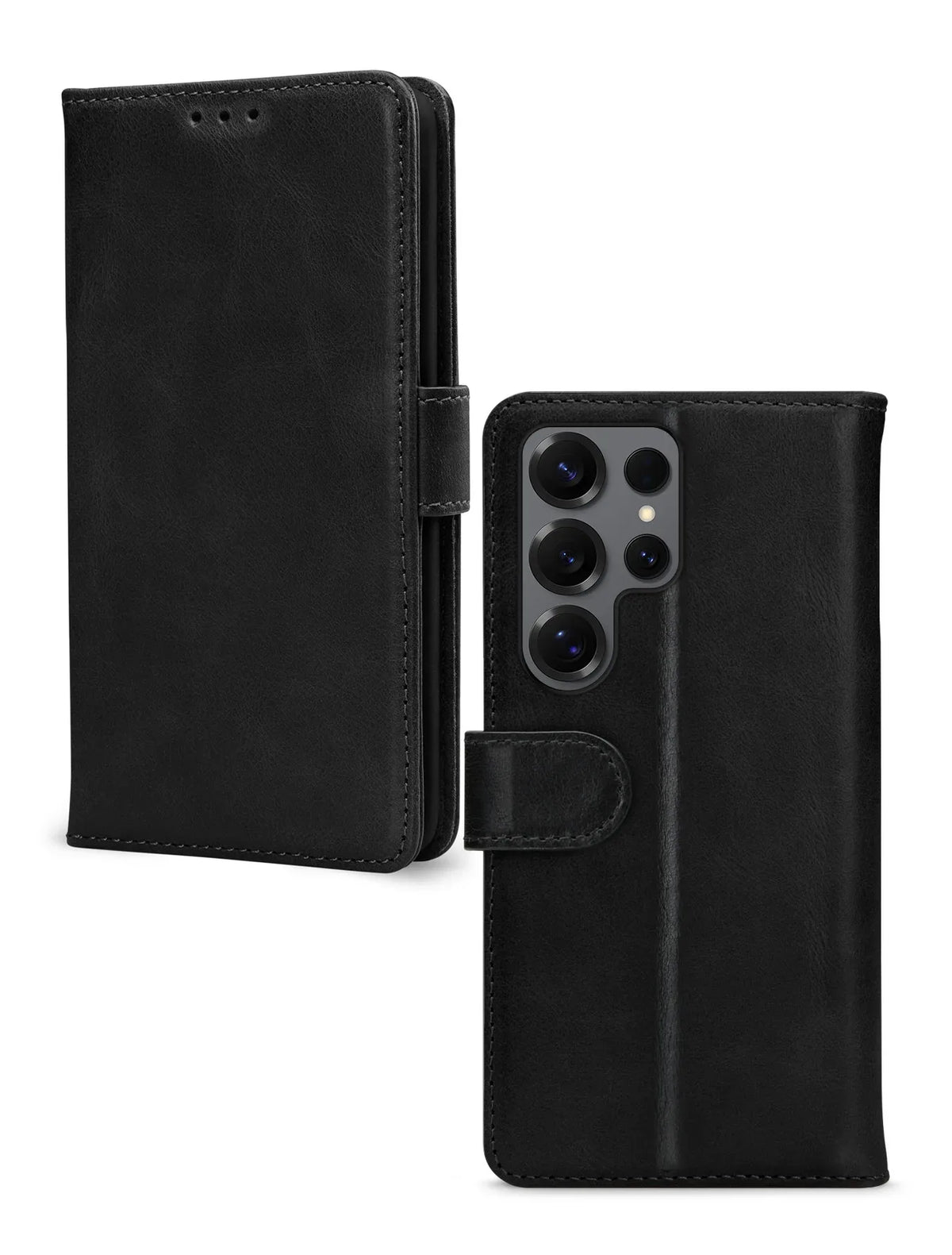 Mobilize Premium Gelly Wallet Book Case Samsung Galaxy S25 Ultra 5G Black - Essentify