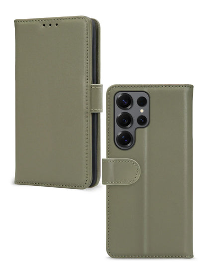 Mobilize Premium Gelly Wallet Book Case Samsung Galaxy S25 Ultra 5G Green - Essentify