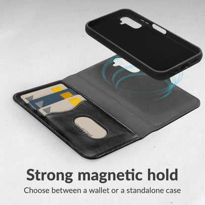 Mobilize 2In1 Magsafe Compatible Gelly Wallet Case Samsung Galaxy S25+ 5G Black - Essentify