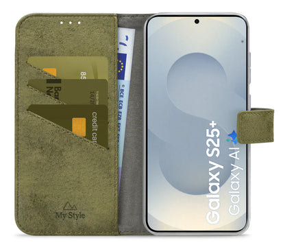 My Style Flex Wallet For Samsung Galaxy S25+ 5G Olive - Essentify