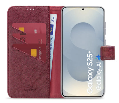 My Style Flex Wallet For Samsung Galaxy S25+ 5G Bordeaux - Essentify