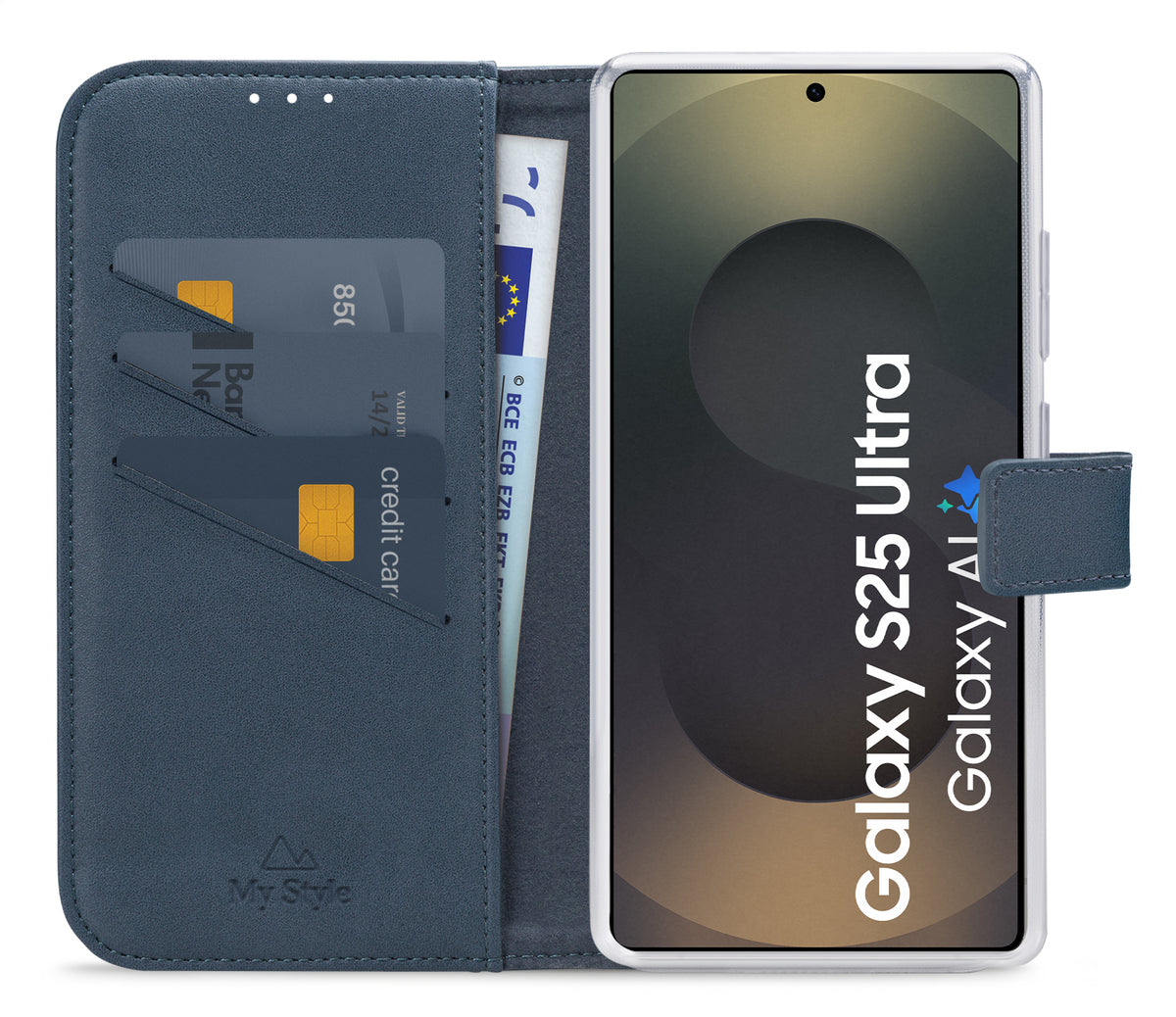 My Style Flex Wallet For Samsung Galaxy S25 Ultra 5G Ocean Blue