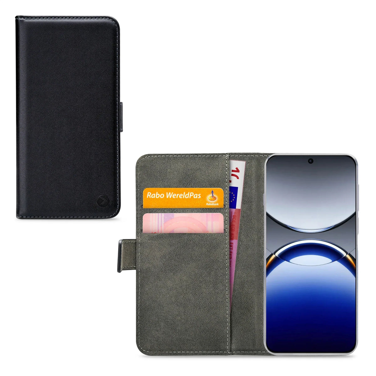 Mobilize Classic Gelly Wallet Book Case Oppo Find X8 Black - Essentify