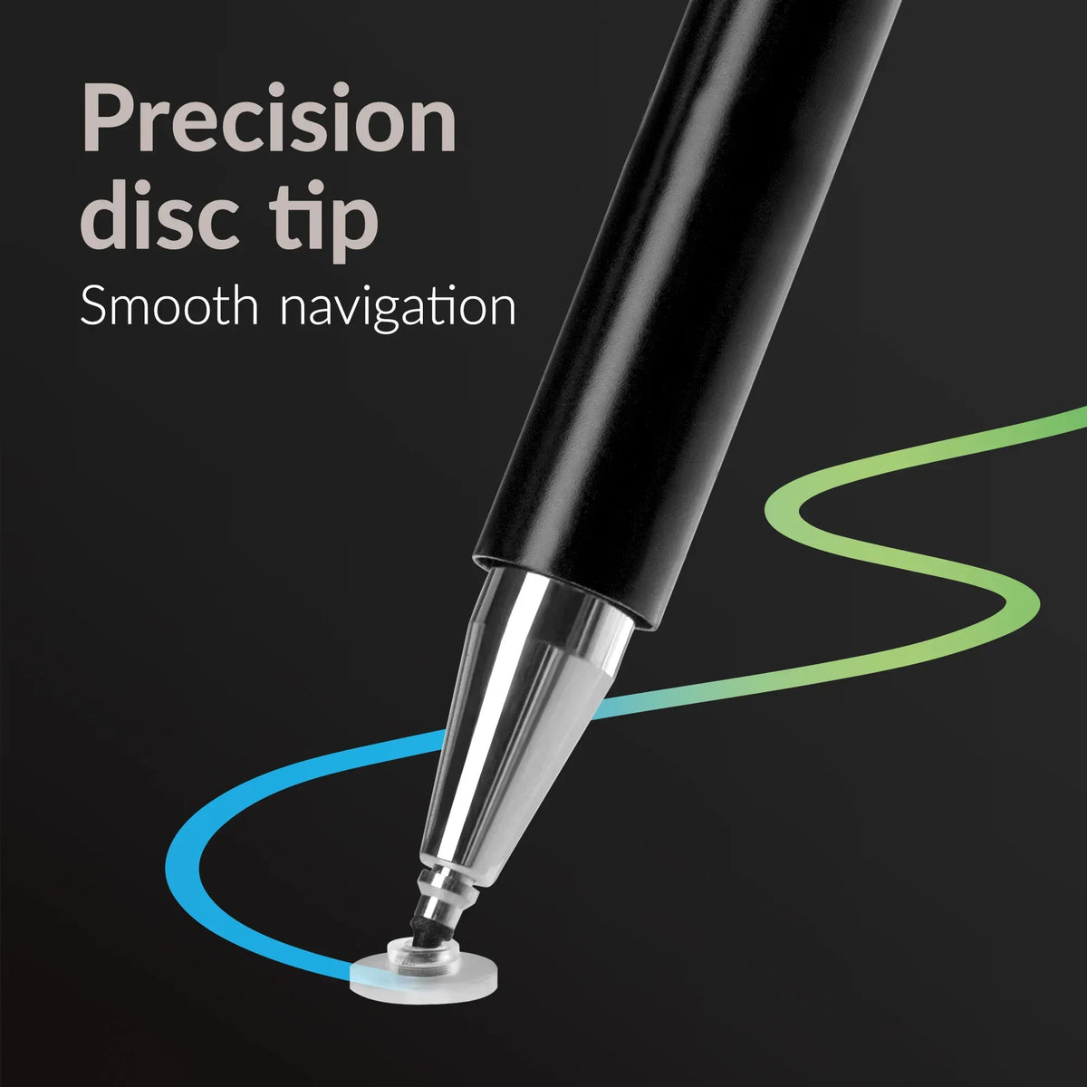 Mobilize High Sensitive 2In1 Capacitive Stylus Pen Black - Essentify