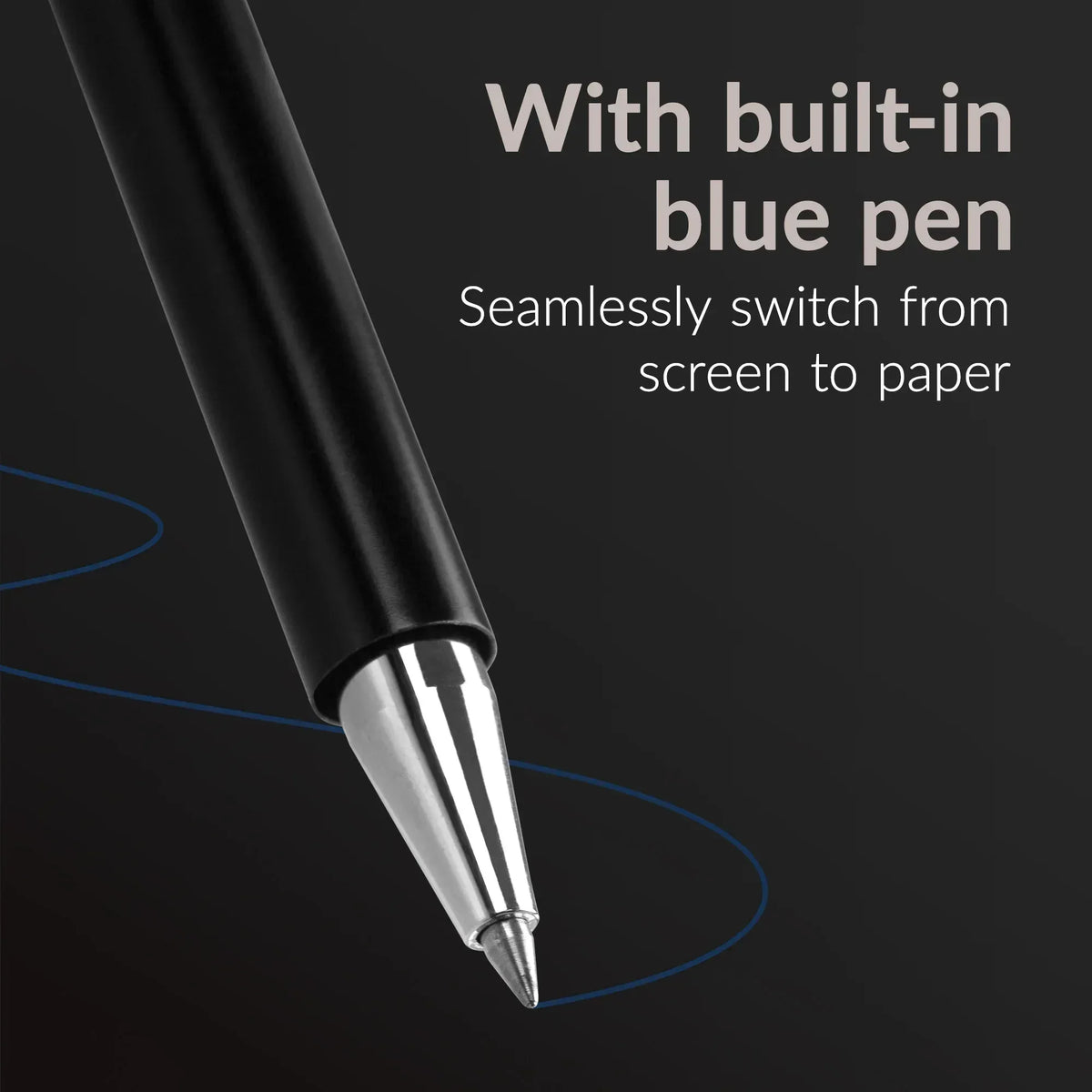 Mobilize High Sensitive 2In1 Capacitive Stylus Pen Black - Essentify
