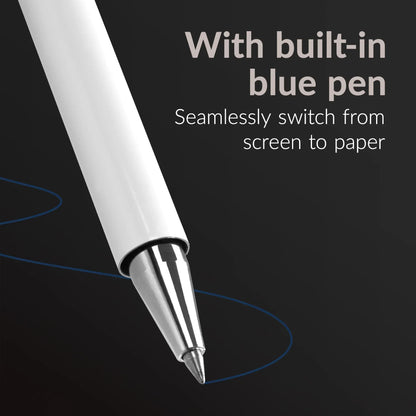Mobilize High Sensitive 2In1 Capacitive Stylus Pen White - Essentify
