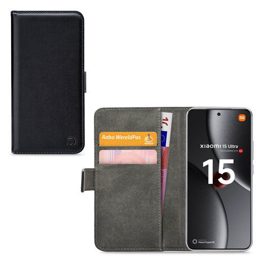 Mobilize Classic Gelly Wallet Book Case Xiaomi 15 Ultra Black - Essentify