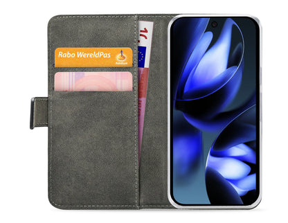 Mobilize Classic Gelly Wallet Book Case Google Pixel 9A Black - Essentify