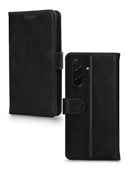 Mobilize Premium Gelly Wallet Book Case Samsung Galaxy A36 5G/A56 5G Black - Essentify
