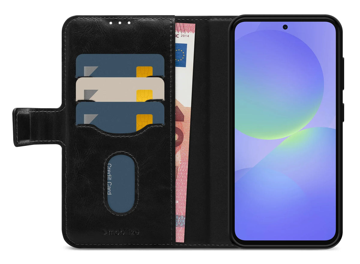 Mobilize 2In1 Magnet Gelly Wallet Case Samsung Galaxy A36 5G/A56 5G Black - Essentify