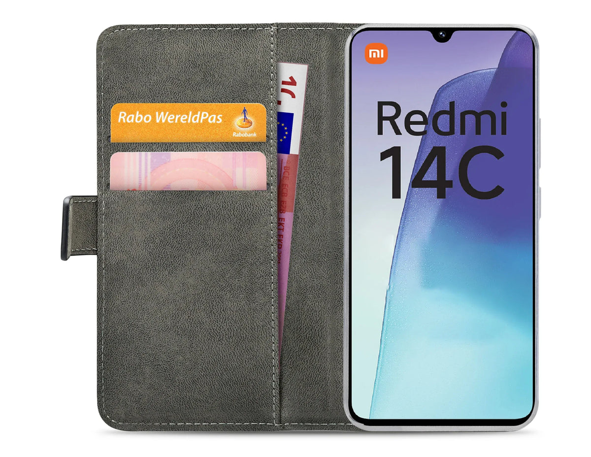 Mobilize Classic Gelly Wallet Book Case Xiaomi Poco C75/Redmi 14C Black - Essentify