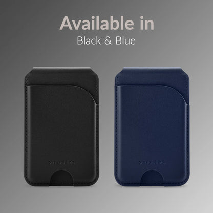 Mobilize Magsafe Compatible Magnet Card Holder With Stand Function Black - Essentify
