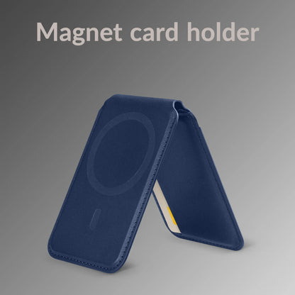Mobilize Magsafe Compatible Magnet Card Holder With Stand Function Blue - Essentify