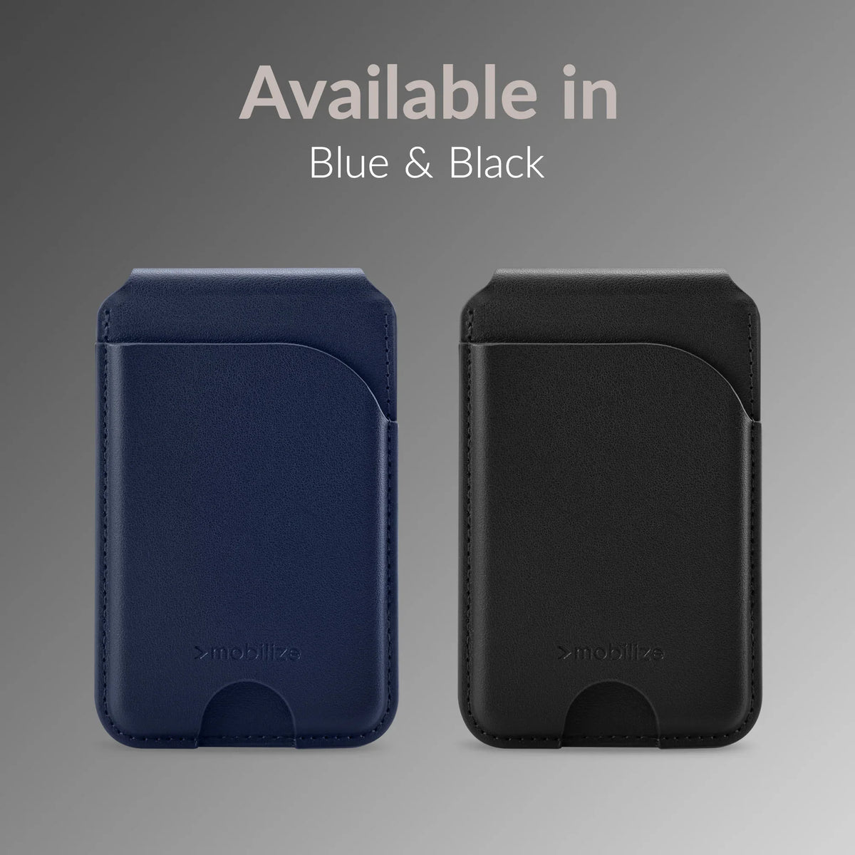 Mobilize Magsafe Compatible Magnet Card Holder With Stand Function Blue - Essentify