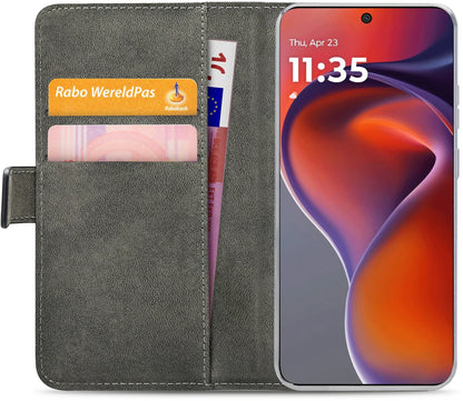 Mobilize Classic Gelly Wallet Book Case Motorola Moto G15/G15 Power Black - Essentify