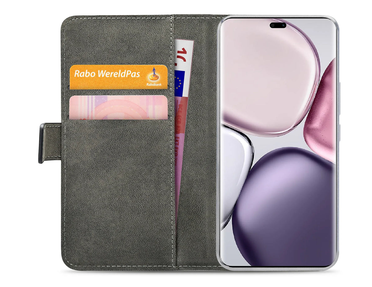Mobilize Classic Gelly Wallet Book Case Honor Magic7 Black - Essentify