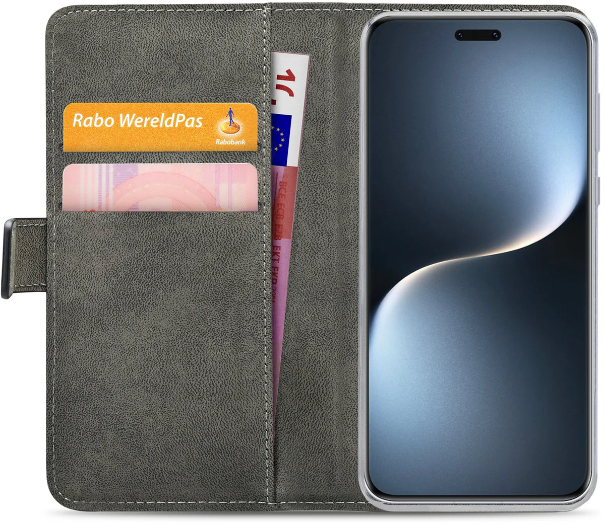 Mobilize Classic Gelly Wallet Book Case Honor Magic7 Pro Black - Essentify