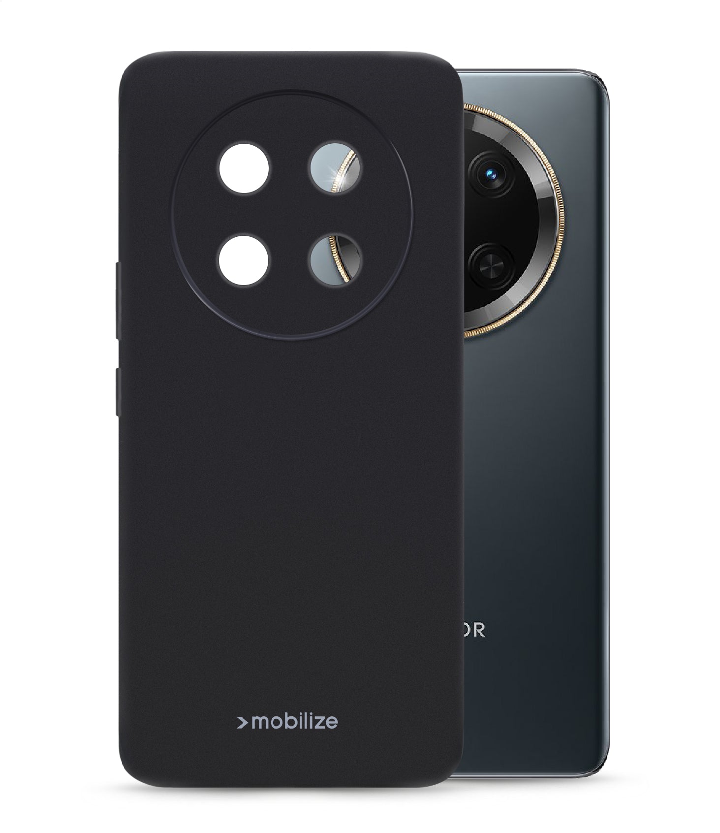 Mobilize Rubber Gelly Case Honor Magic7 Lite Matt Black