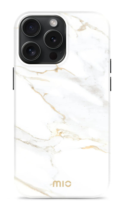Mio By Mobilize Mio White Marble Magsafe Compatible For Iphone 15 Pro - Essentify