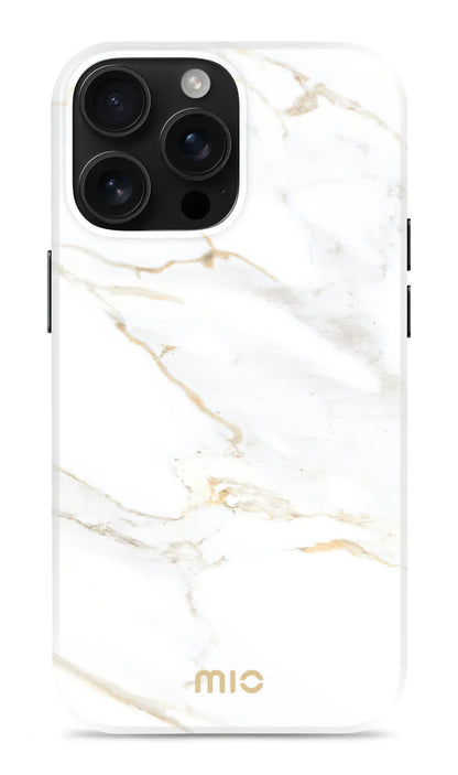 Mio By Mobilize Mio White Marble Magsafe Compatible For Iphone 16 Pro - Essentify