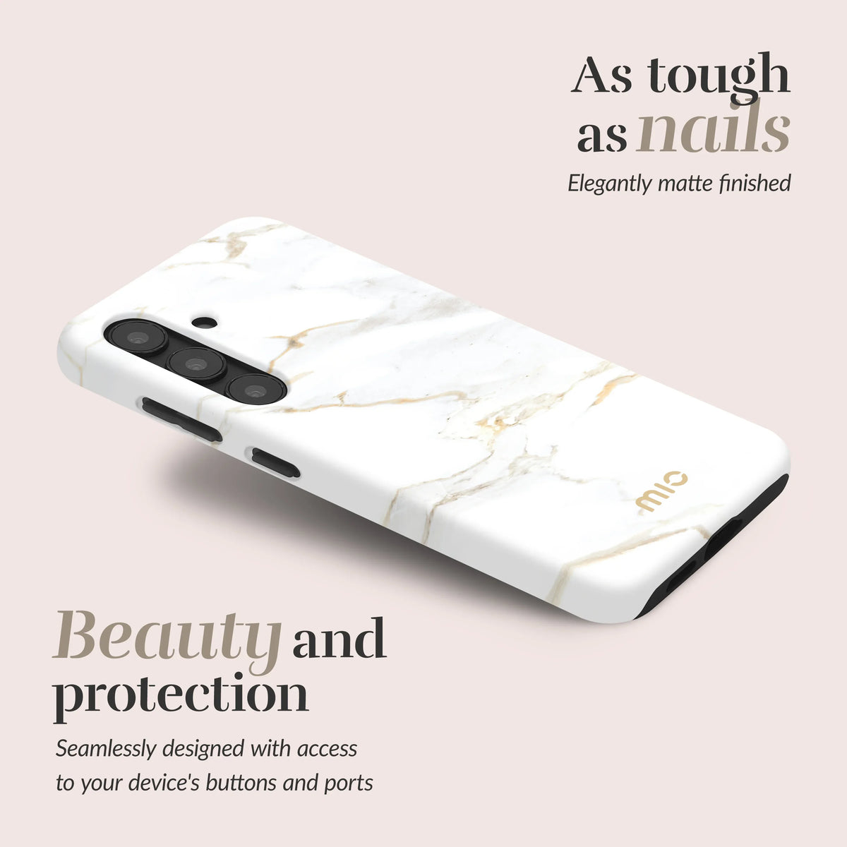 Mio By Mobilize Mio White Marble Magsafe Compatible For Samsung A35 5G - Essentify