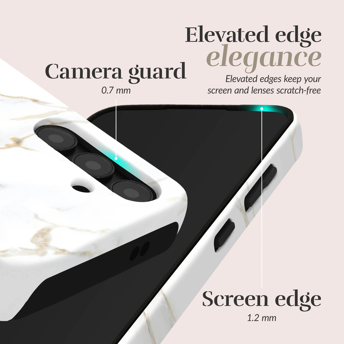 Mio By Mobilize Mio White Marble Magsafe Compatible For Samsung A55 5G - Essentify