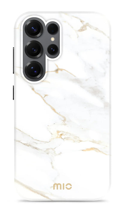 Mio By Mobilize Mio White Marble Magsafe Compatible For Samsung S25 Ultra 5G - Essentify