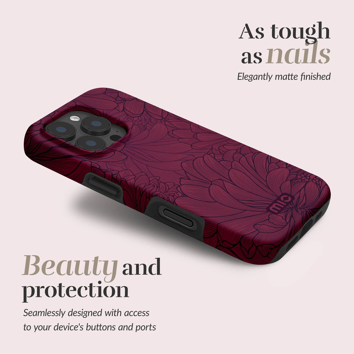Mio By Mobilize Mio Berry Blooms Magsafe Compatible For Iphone 13/14/15 - Essentify