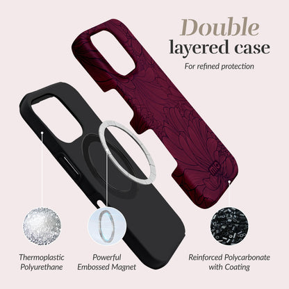 Mio By Mobilize Mio Berry Blooms Magsafe Compatible For Iphone 15 Pro - Essentify