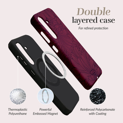 Mio By Mobilize Mio Berry Blooms Magsafe Compatible For Samsung S25+ 5G