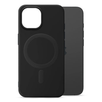 My Style Protective Flex Magsafe Compatible Case For Apple Iphone 13/14/15 Black - Essentify